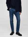 Mango Jan Slim Fit Jeans, Navy