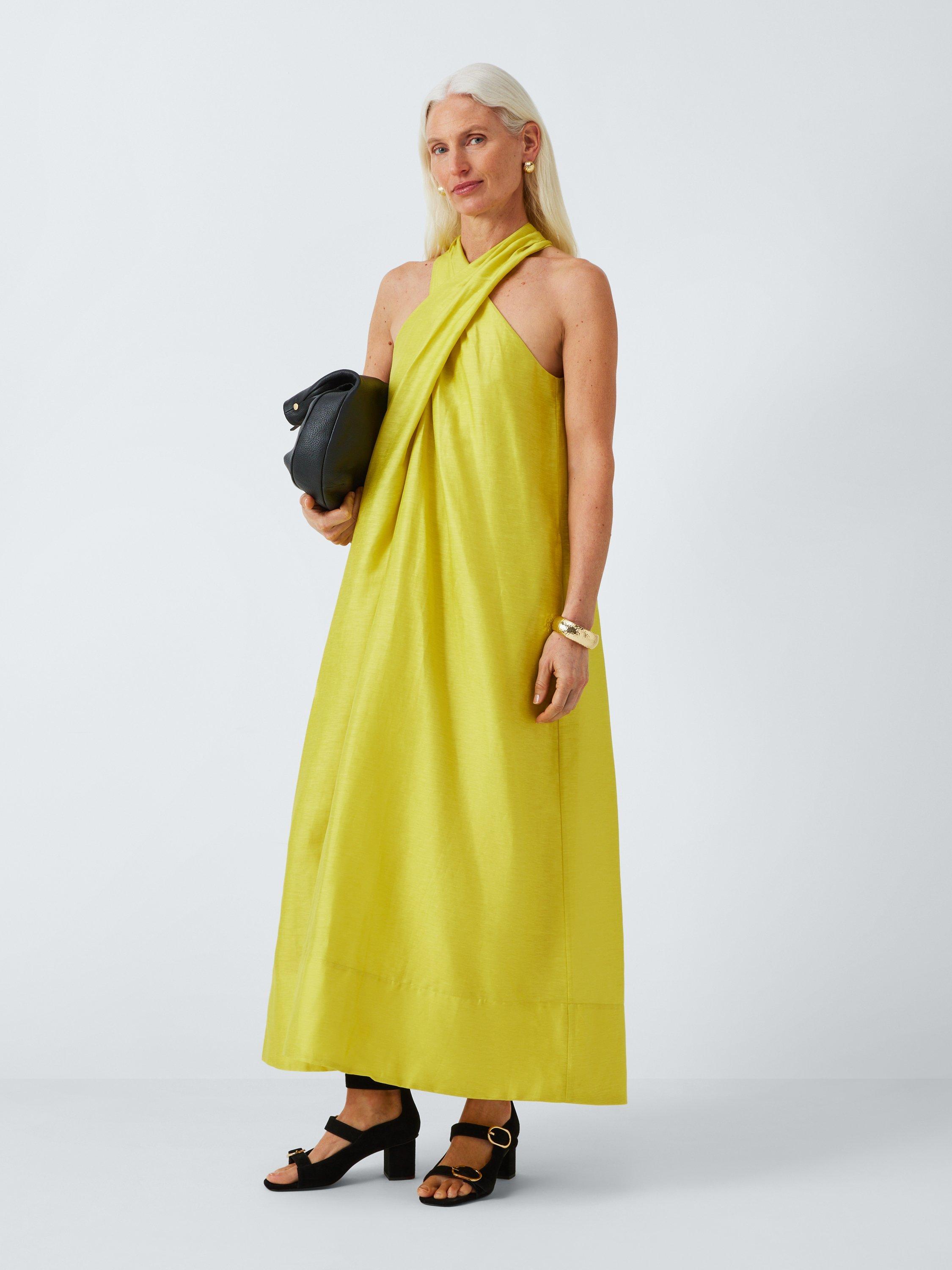 Product image 6 of 6, which shows John Lewis Jersey Suede Triple Strap Block Heel Sandals, Black, 3