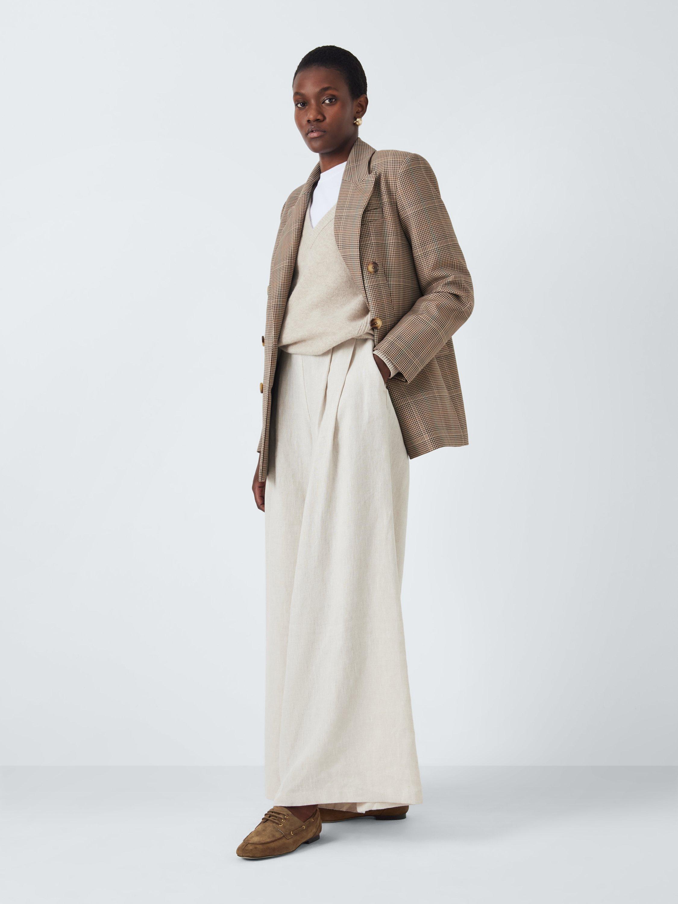 Product image 6 of 6, which shows John Lewis Greek Suede Soft Boat Shoe Loafers, Brown, 3