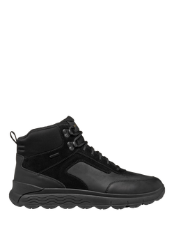 Geox Spherica 4x4 ABX Waterproof Ankle Boots, Black, Black