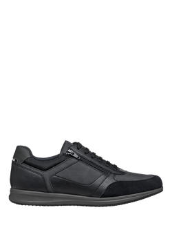 Geox Avery Nubuck Blend Trainers, Dark Navy, Dark Navy