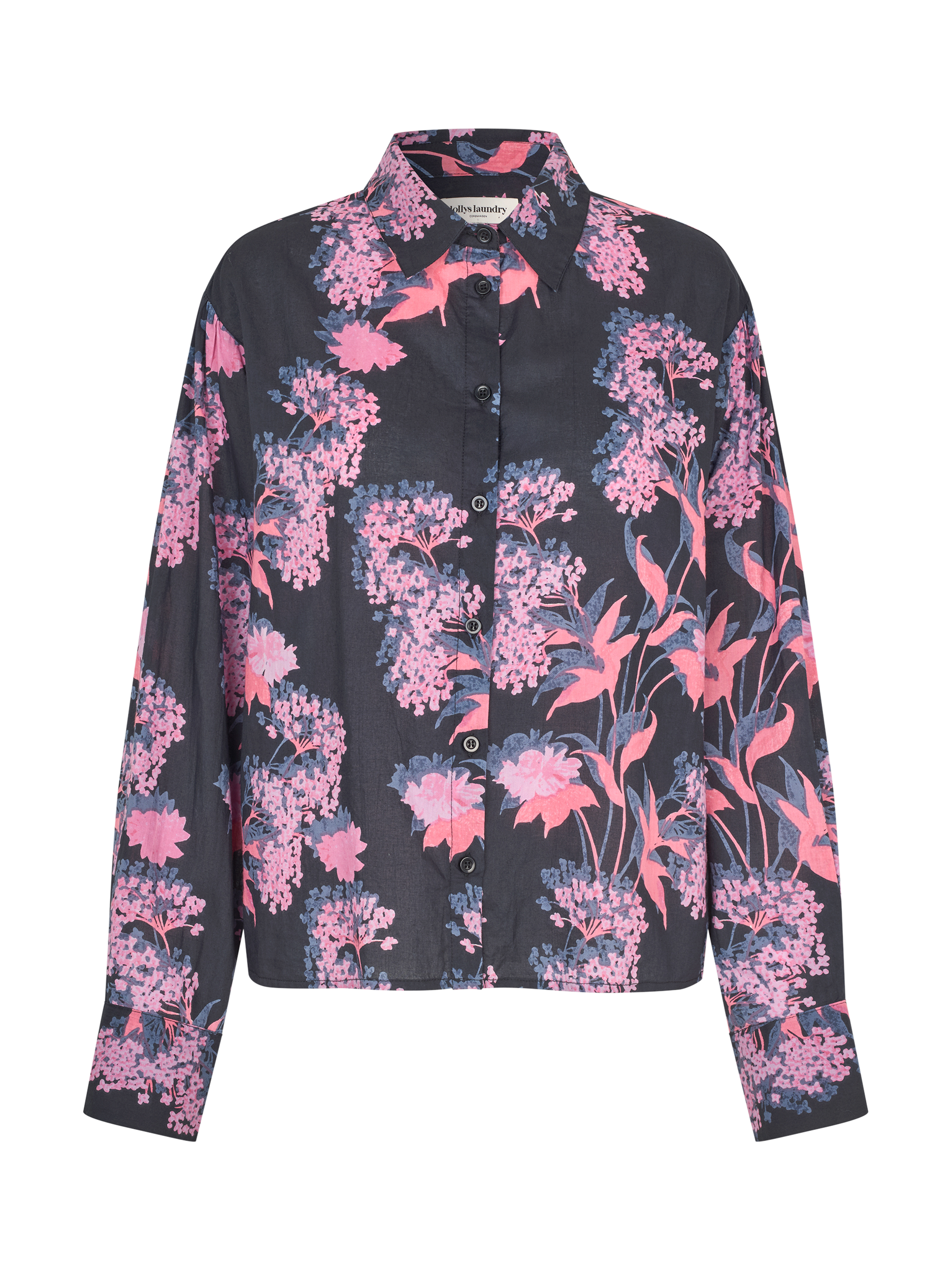 Lollys Laundry Bleeker Floral Shirt, Black/Multi