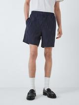パンツ SASUKE PLEATED SHORT IJ denham SASUKE PLEATED SHORT Structured Cotton Linen - DENHAM