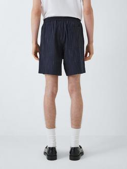 Kin Raised Stripe Shorts, Dark Sapphire - view 2, Dark Sapphire