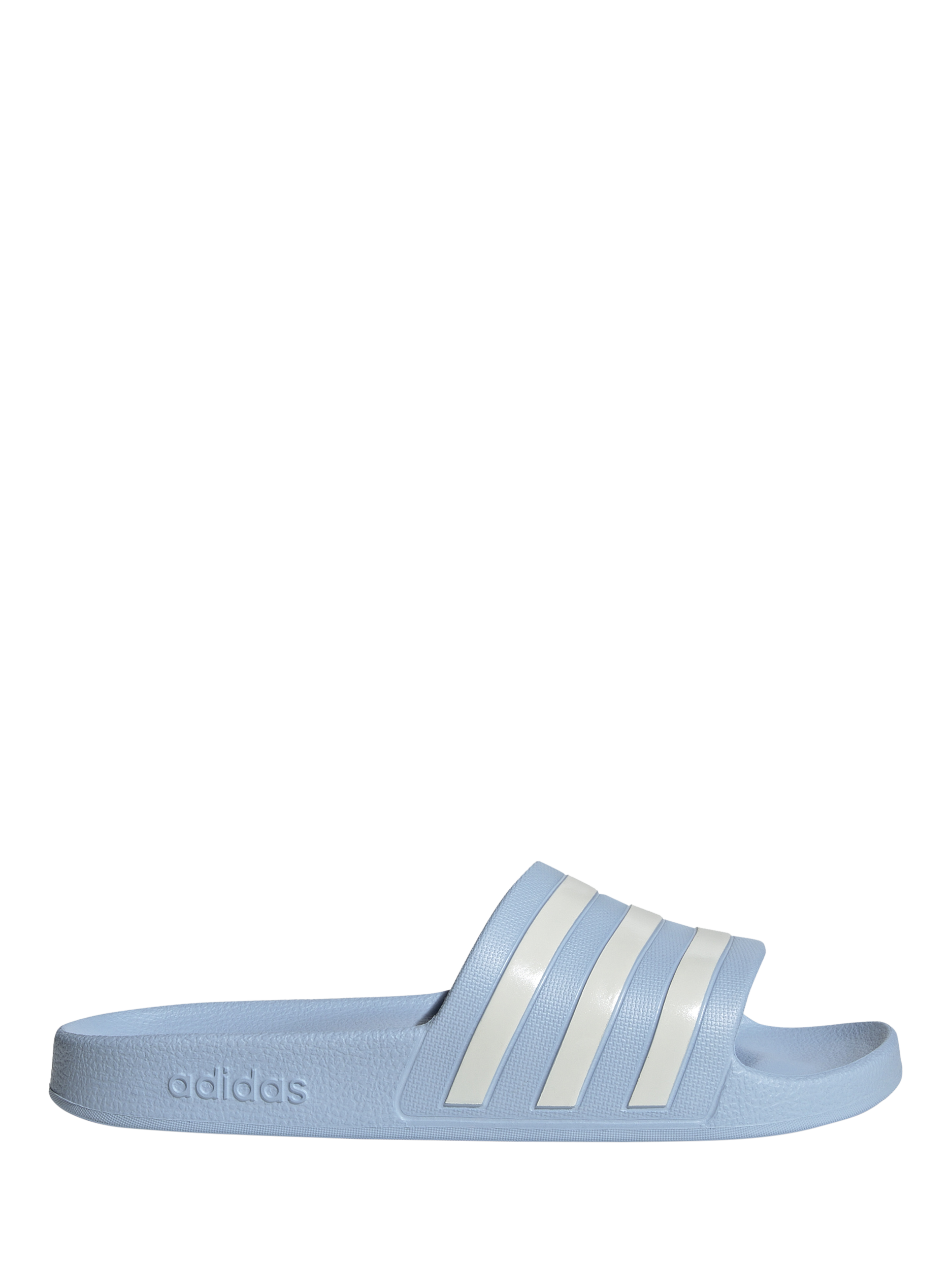 Product image 1 of 5, which shows adidas Adilette Aqua Sliders, Light Blue/White, 4