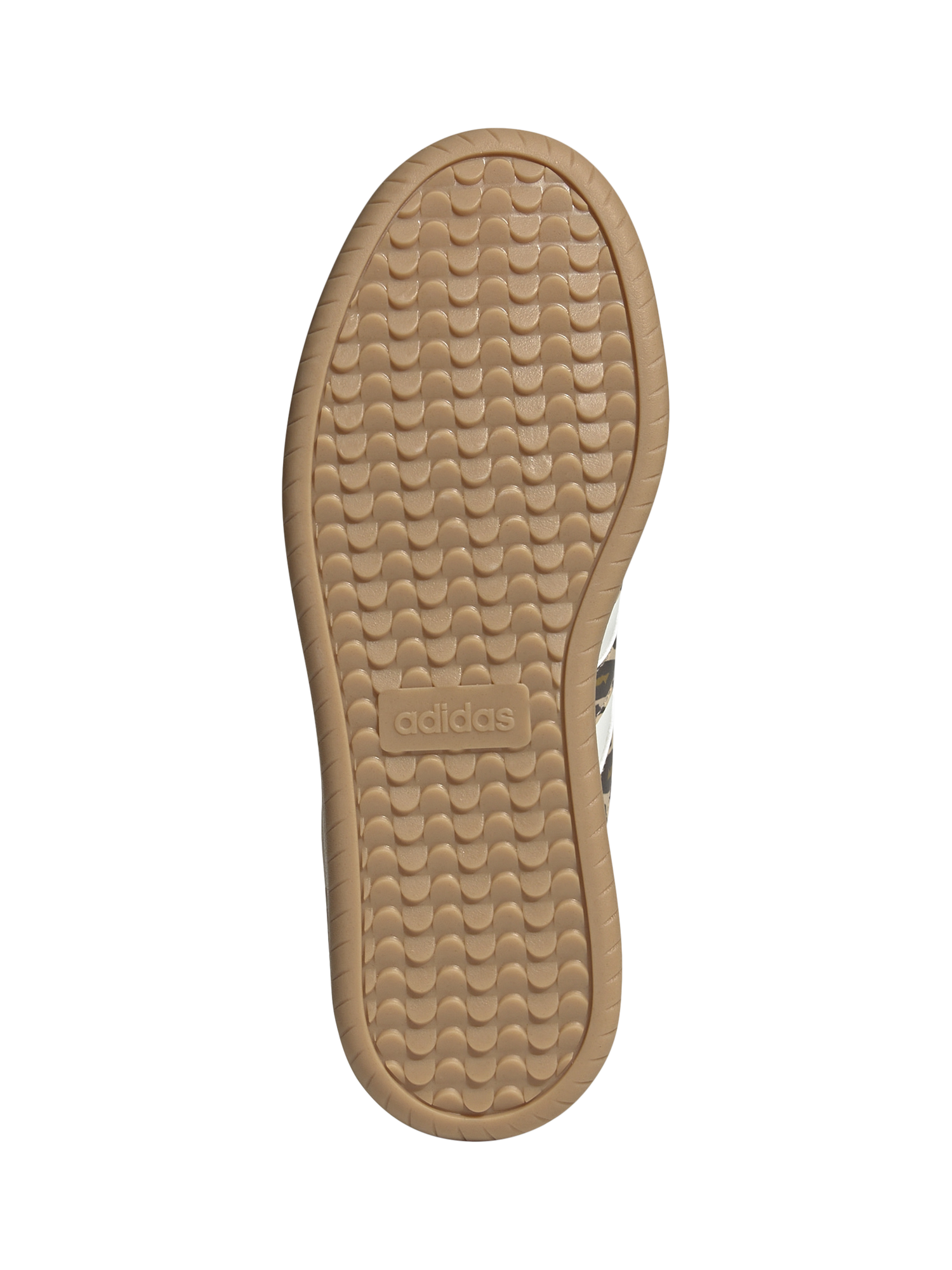 Product image 6 of 7, which shows adidas Barreda Suede Blend Lace Up Leopard Stripe Trainers, Off White/Multi, 5.5