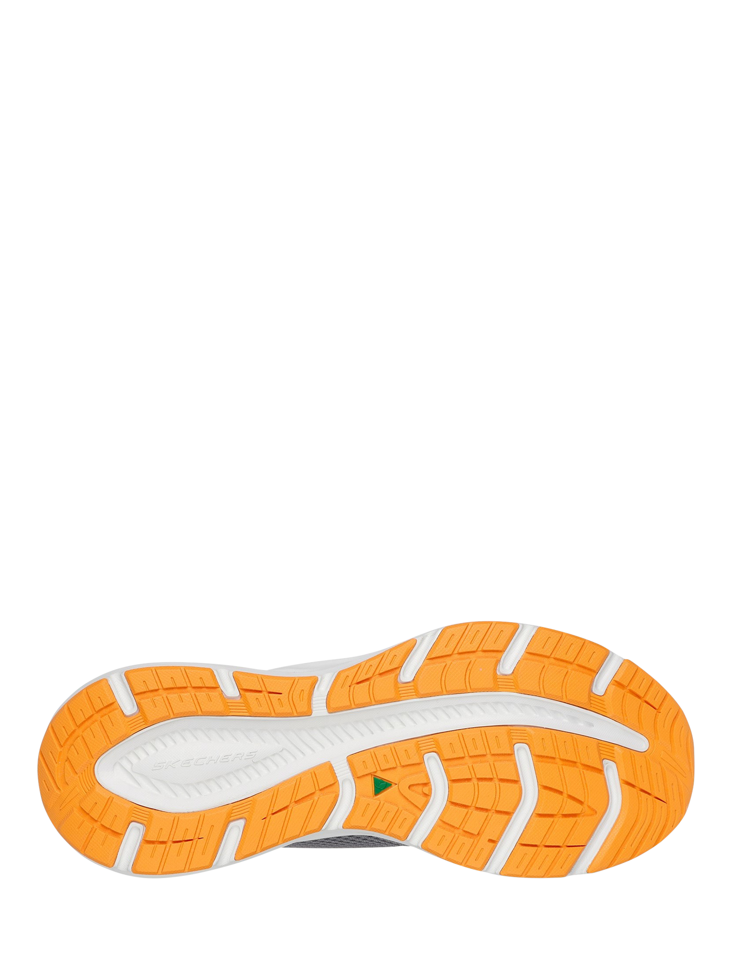 Product image 3 of 4, which shows Skechers Edgeride Rekzeg Air-Cooled Memory Foam Cushioned Trainers, Grey/Orange, 7