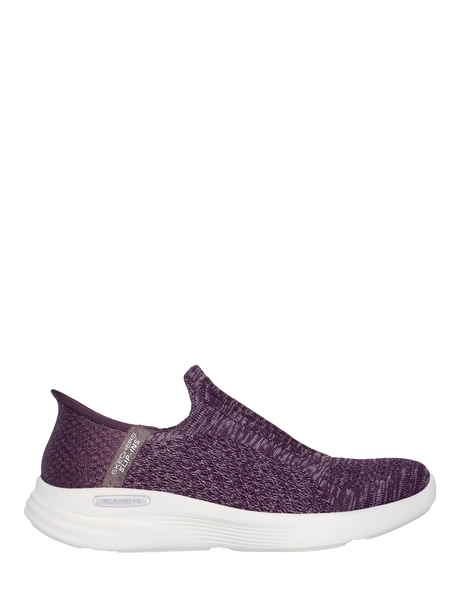 Skechers Hands Free Slip ins Relaxed Fit Sport Trainers Dark Purple