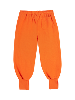 Bobo Choses Organic Cotton Jogging Pants - view 2, Orange