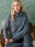 Brora Polo Neck Wool Rich Jumper