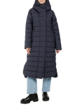 Didriksons Stella Hooded Padded Parka, Dark Night Blue