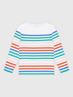 Armor Lux Kids' Mariniere Cotton Long Sleeve Top, Multi Stripe - view 2, Multi Stripe