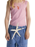 The New Society Kids' Lipsi Cotton Lobster Top