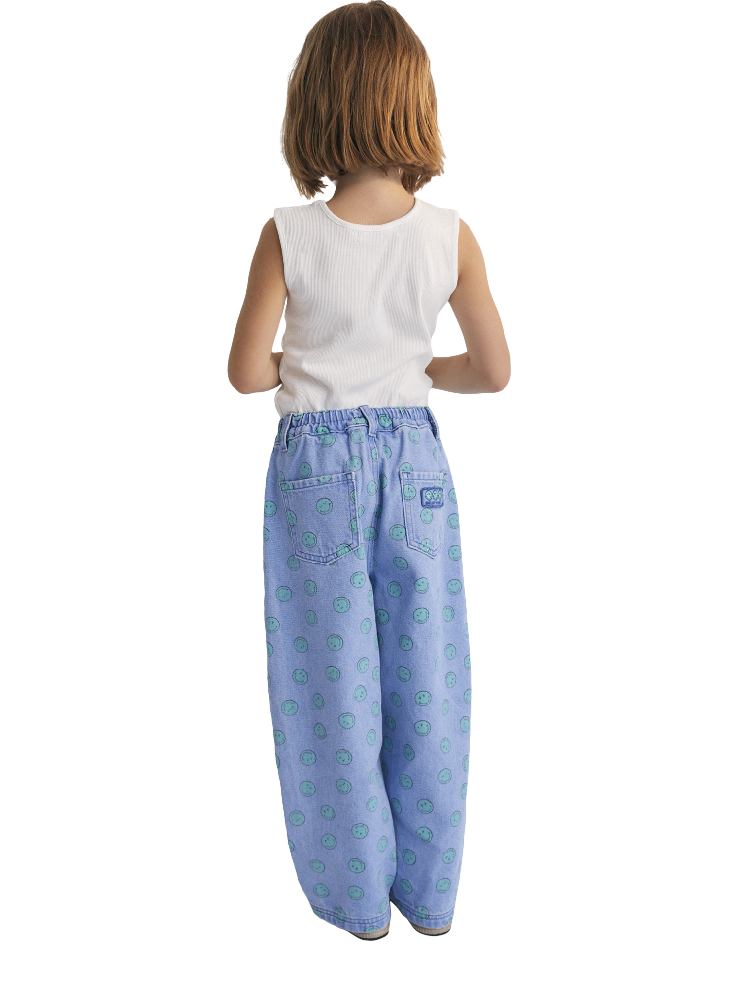 Product image 6 of 6, which shows The New Society Kids' Lipsi Cotton Lobster Top, White, 4 years