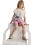 The New Society Kids' Petros Cotton Logo T-shirt