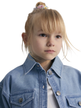 The New Society Kids' Niobe Cotton Embroidered Denim Jacket
