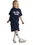 The New Society Kids' Pylos Bermuda Cargo Shorts, Navy