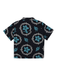 The New Society Kids' Dionisio Cotton Button Shirt, Navy