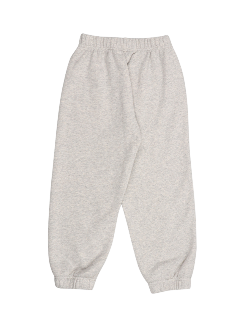 Product image 5 of 5, which shows The New Society Kids' Ios Cotton Denim Joggers, Grey, 4 years