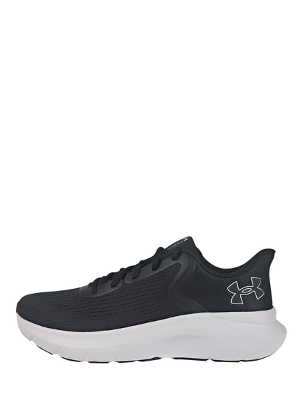 Under Armour Men's UA Charge Running Shoes, Black/White - view 2, Black / White