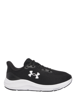 Under Armour Women's Charge Running Shoes, Black/White, Black/White