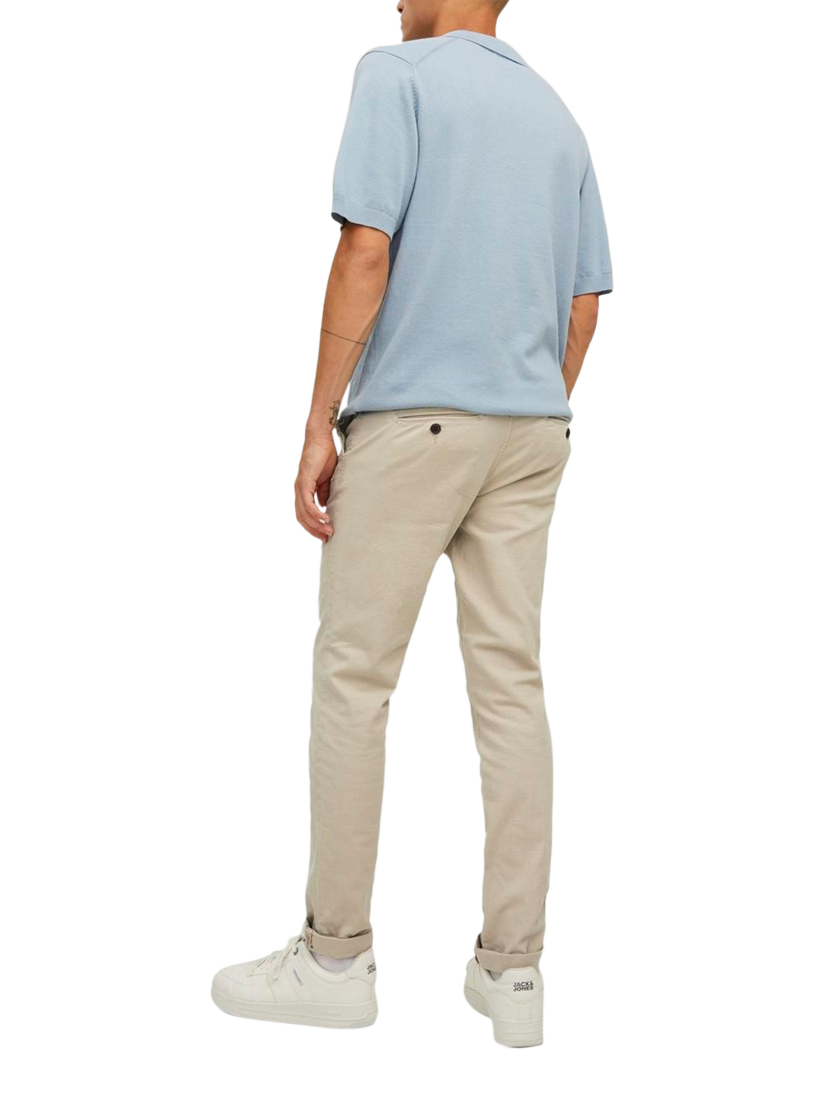 Product image 2 of 5, which shows Jack & Jones Marco Slim Fit Chinos, Dune, W32/L34