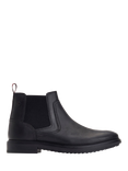 Base London Dandridge Leather Chelsea Boots, Black