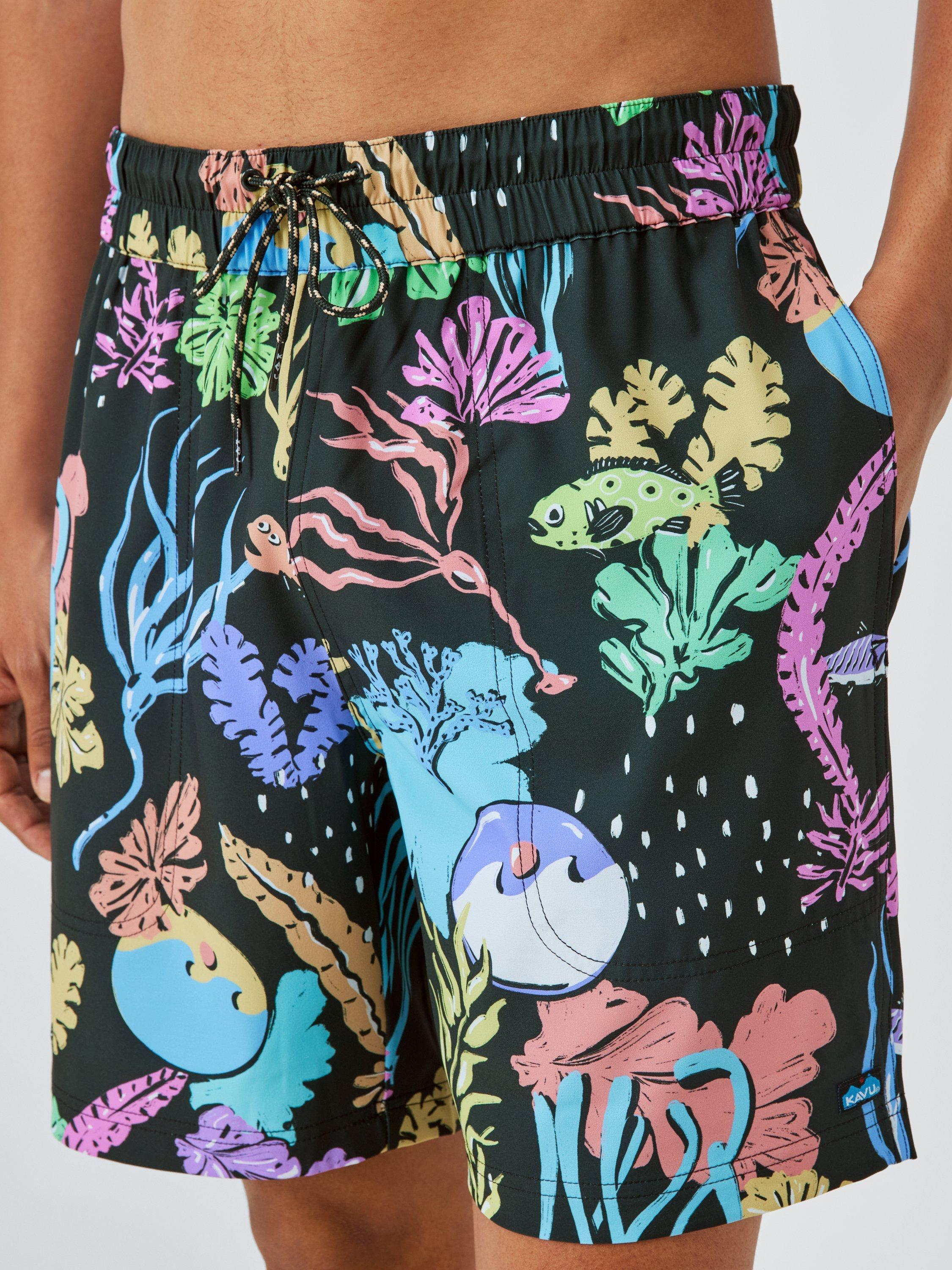 Product image 6 of 6, which shows KAVU Costa Swim Shorts, Sea Salad, L