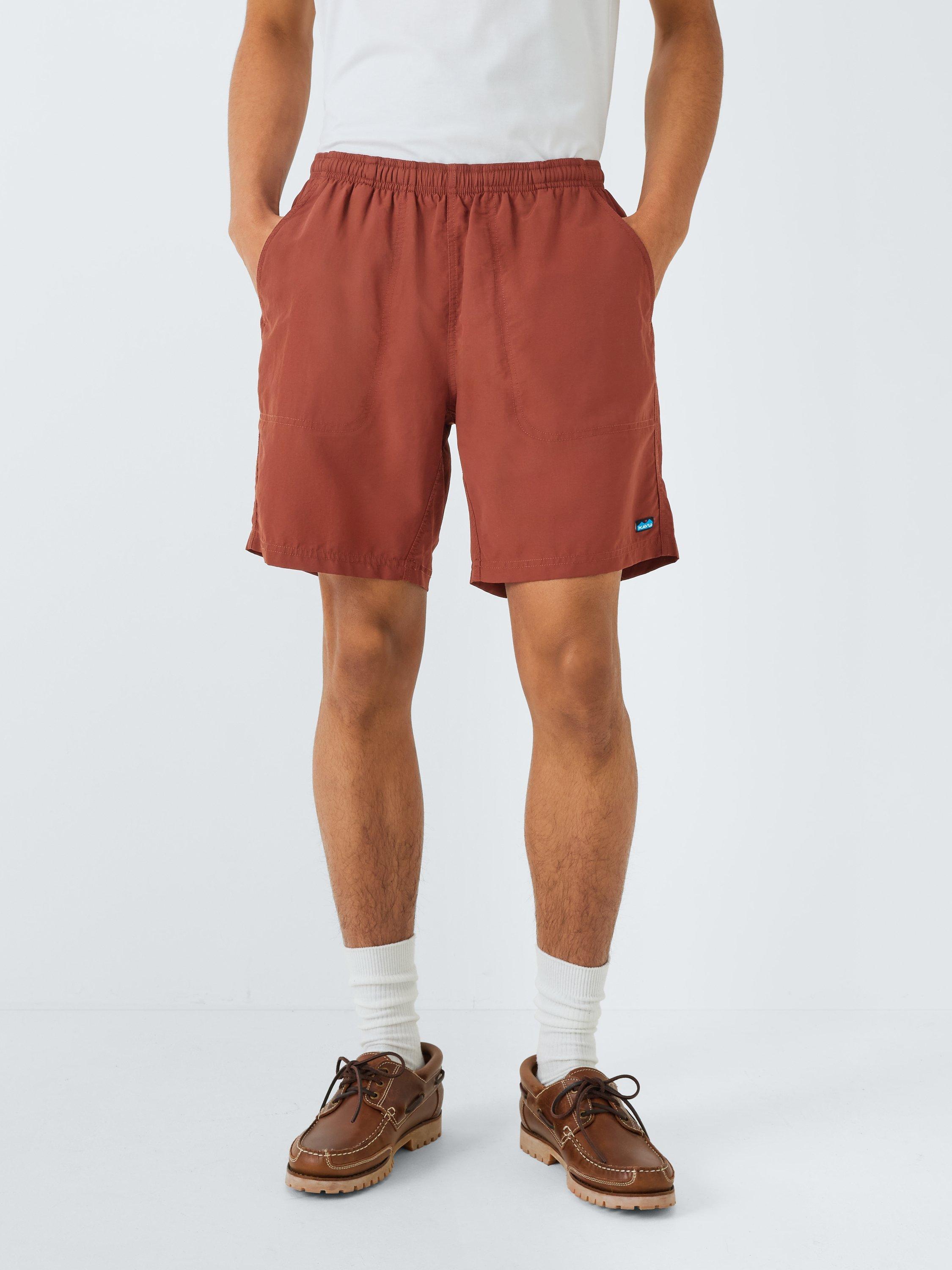 Product image 1 of 6, which shows KAVU River Swim Shorts, Cherry Mahogany, L