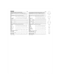 Simplicity Children's and Girls' Lounge Tops, Gown, Shorts and Pants Sewing Pattern, S3045 - view 2, Multi