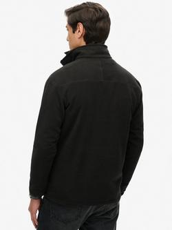 Superdry Polar Fleece Half Zip, Black - view 2, Black