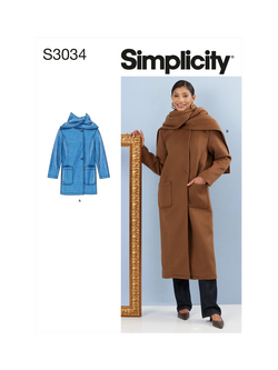 Simplicity Misses' Coats Sewing Pattern, S3034, Multi