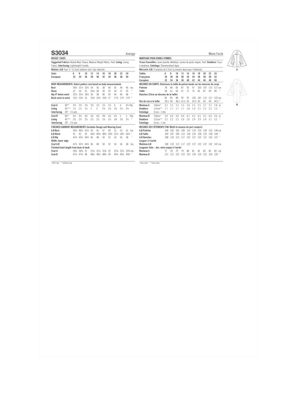 Simplicity Misses' Coats Sewing Pattern, S3034 - view 2, Multi
