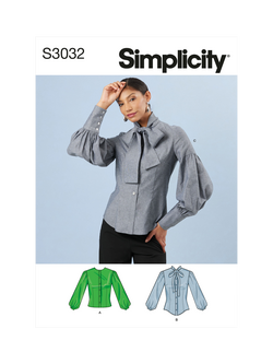 Simplicity Misses' Blouses with Cup Sizes Sewing Pattern, S3032, Multi