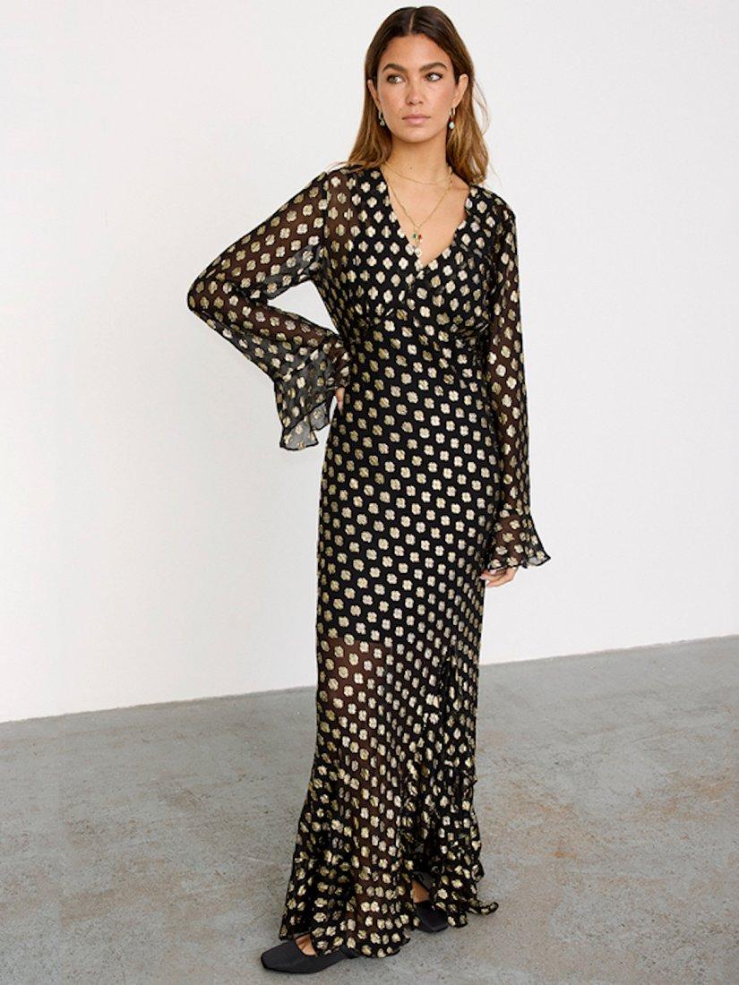 Product image 1 of 6, which shows Never Fully Dressed Kitti Sparkle Dress, Black, 6