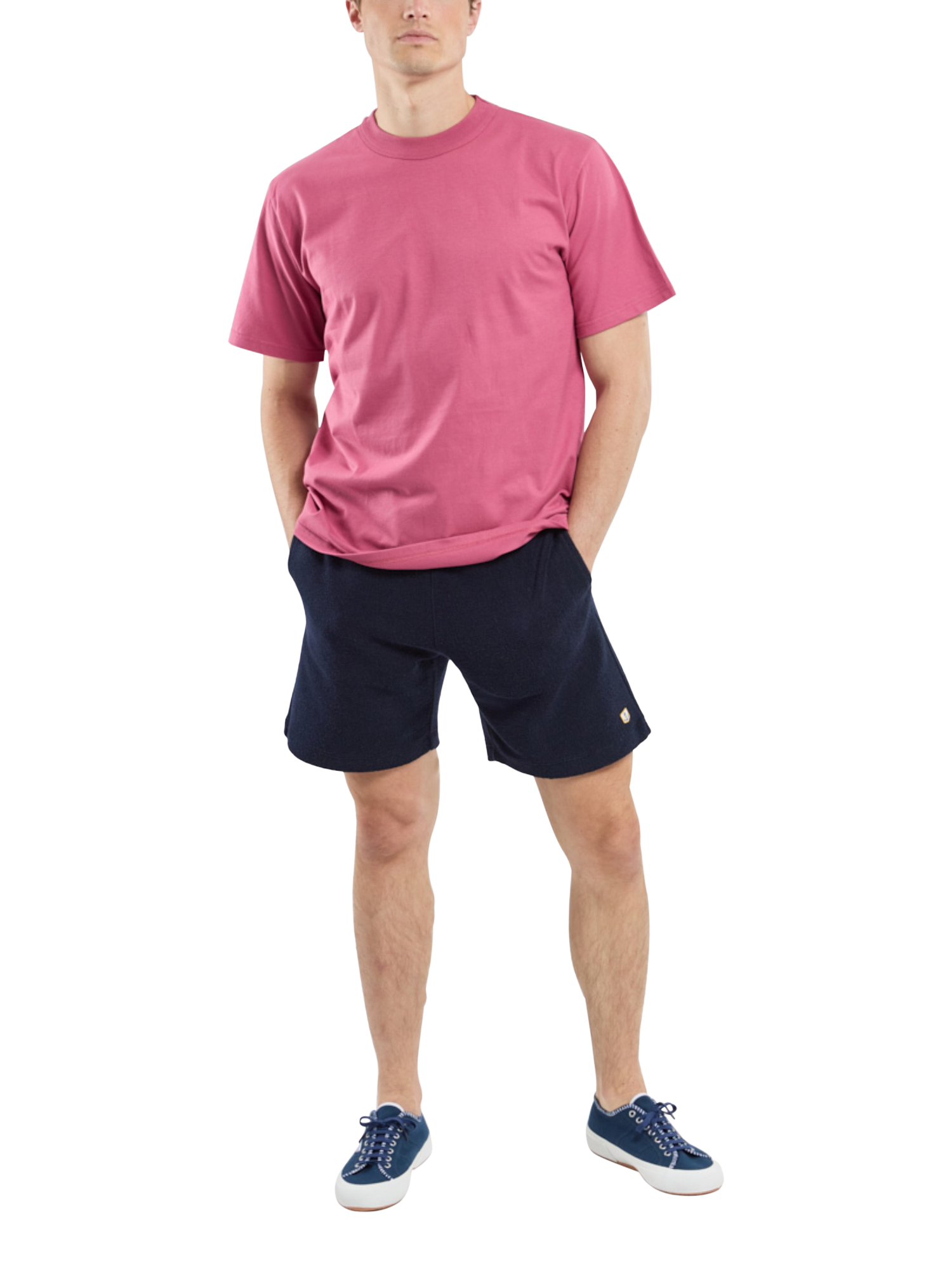 Product image 3 of 4, which shows Armor Lux Cotton Regular Fit Short Sleeve Heritage T-Shirt, Malaga E25, S