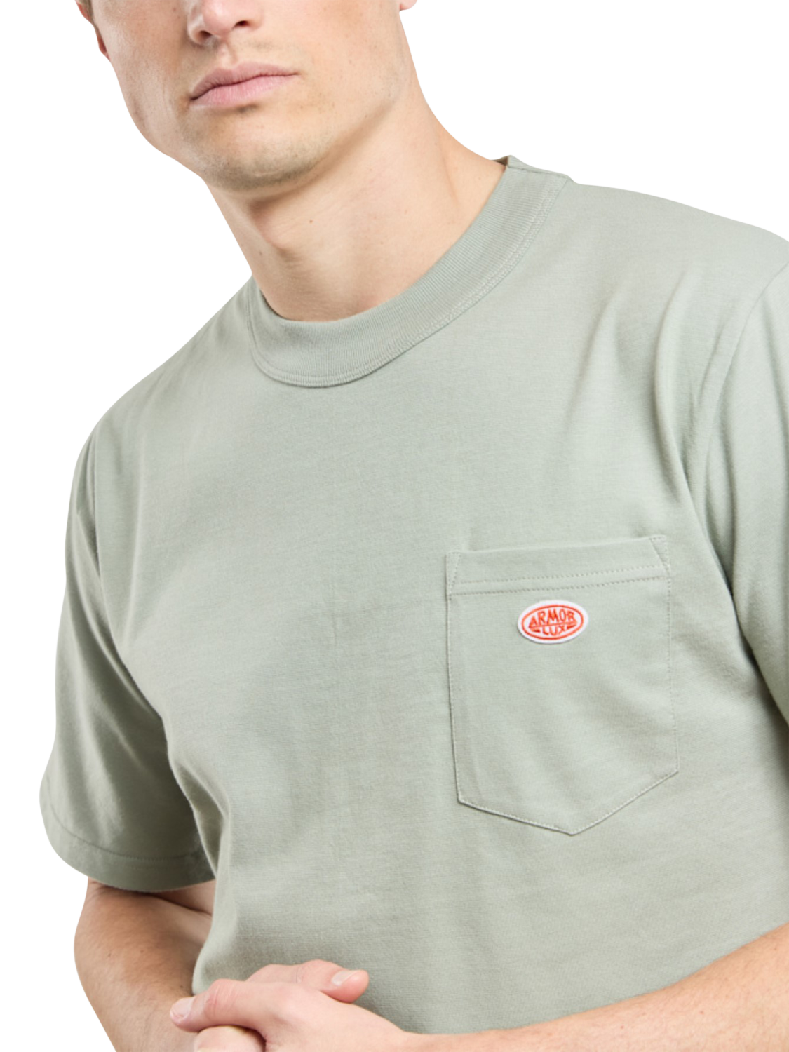 Armor Lux Classic Crew Neck T-Shirt, Shadow