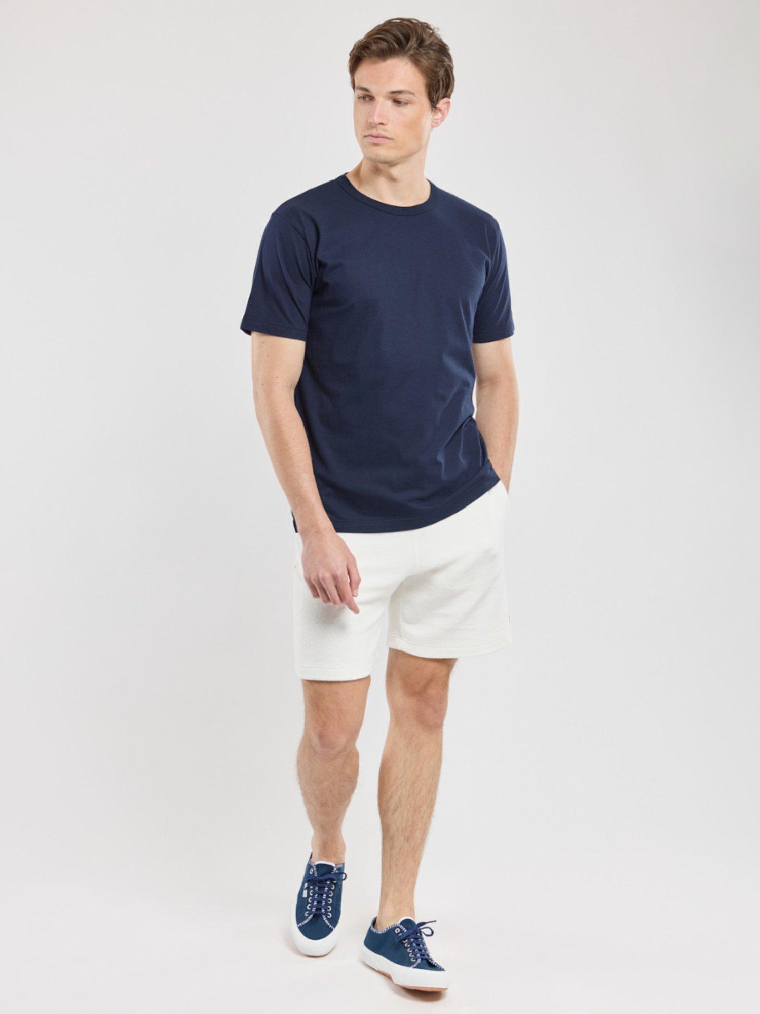 Product image 3 of 4, which shows Armor Lux Cotton Regular Fit Short Sleeve T-Shirt, Marine Deep, S