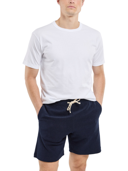 Armor Lux Cotton Shorts, Marine Deep