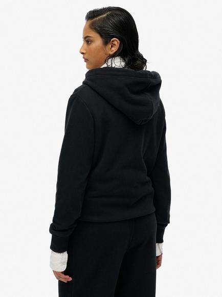 Superdry Essential Logo Zip Hoodie - view 2, Black