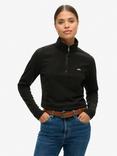 Superdry Polar Fleece Cropped Half Zip