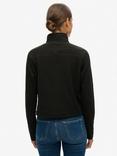 Superdry Polar Fleece Cropped Half Zip