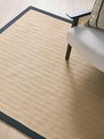 John Lewis Herringbone Jute Rug, Black