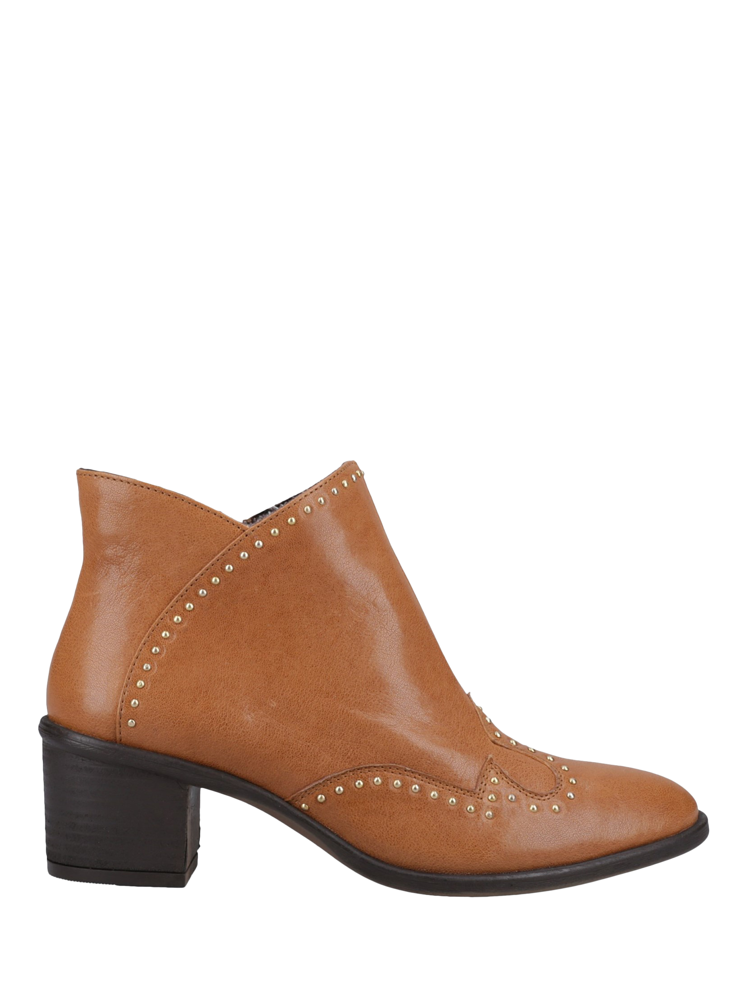 Hush Puppies Waverly Leather Studded Ankle Boots, Tan