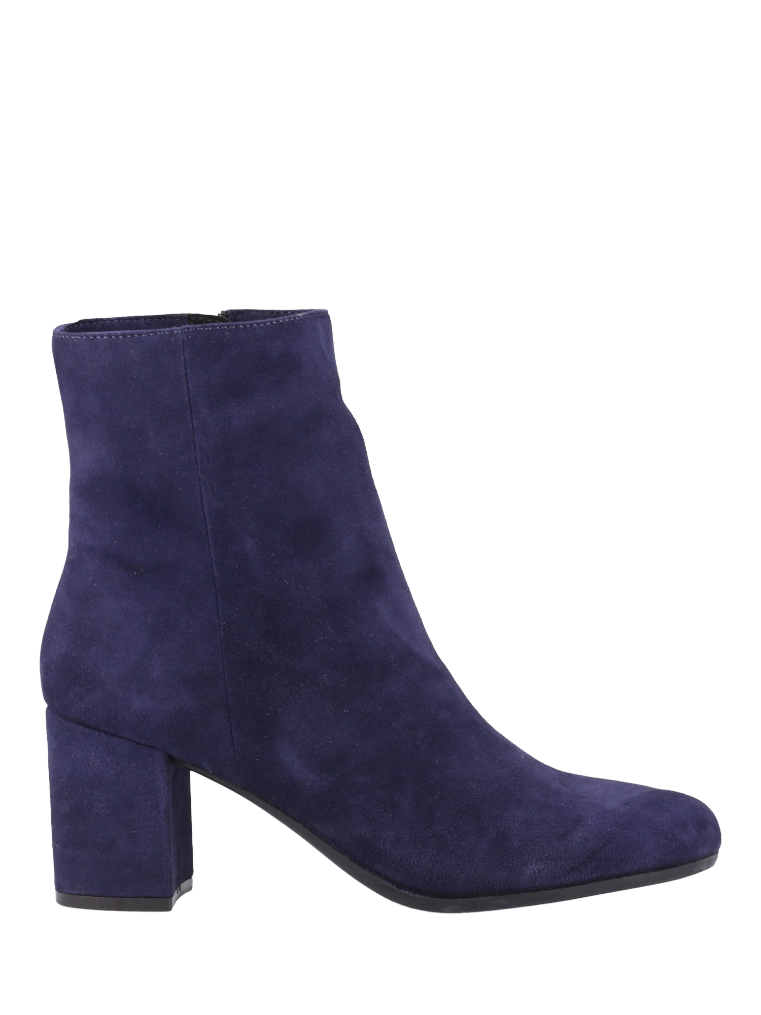 Hush Puppies Octavia Suede Heeled Ankle Boots Navy