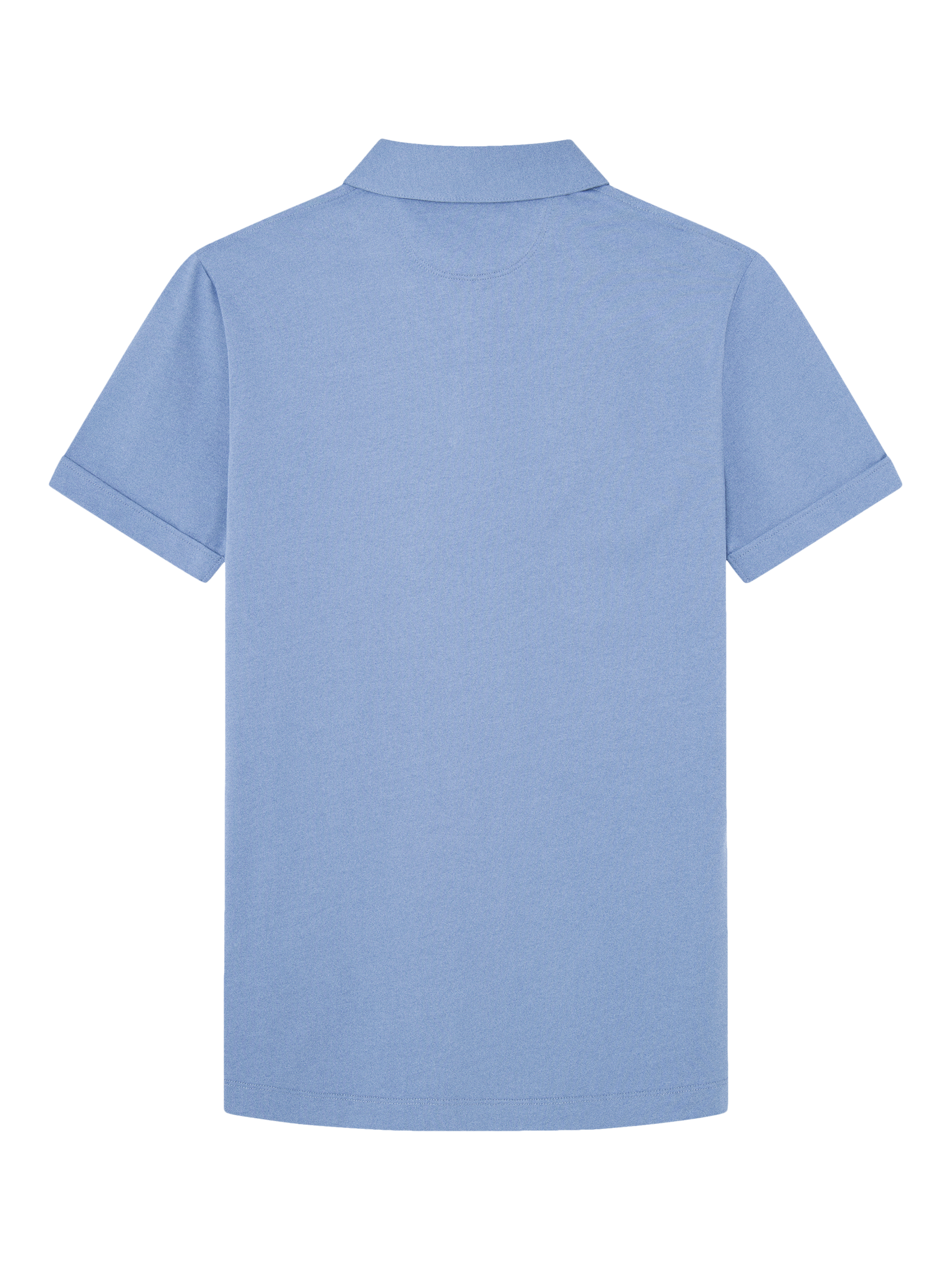 Product image 6 of 7, which shows Hackett London Pima Cotton Polo Shirt, Chambray Blue, XS