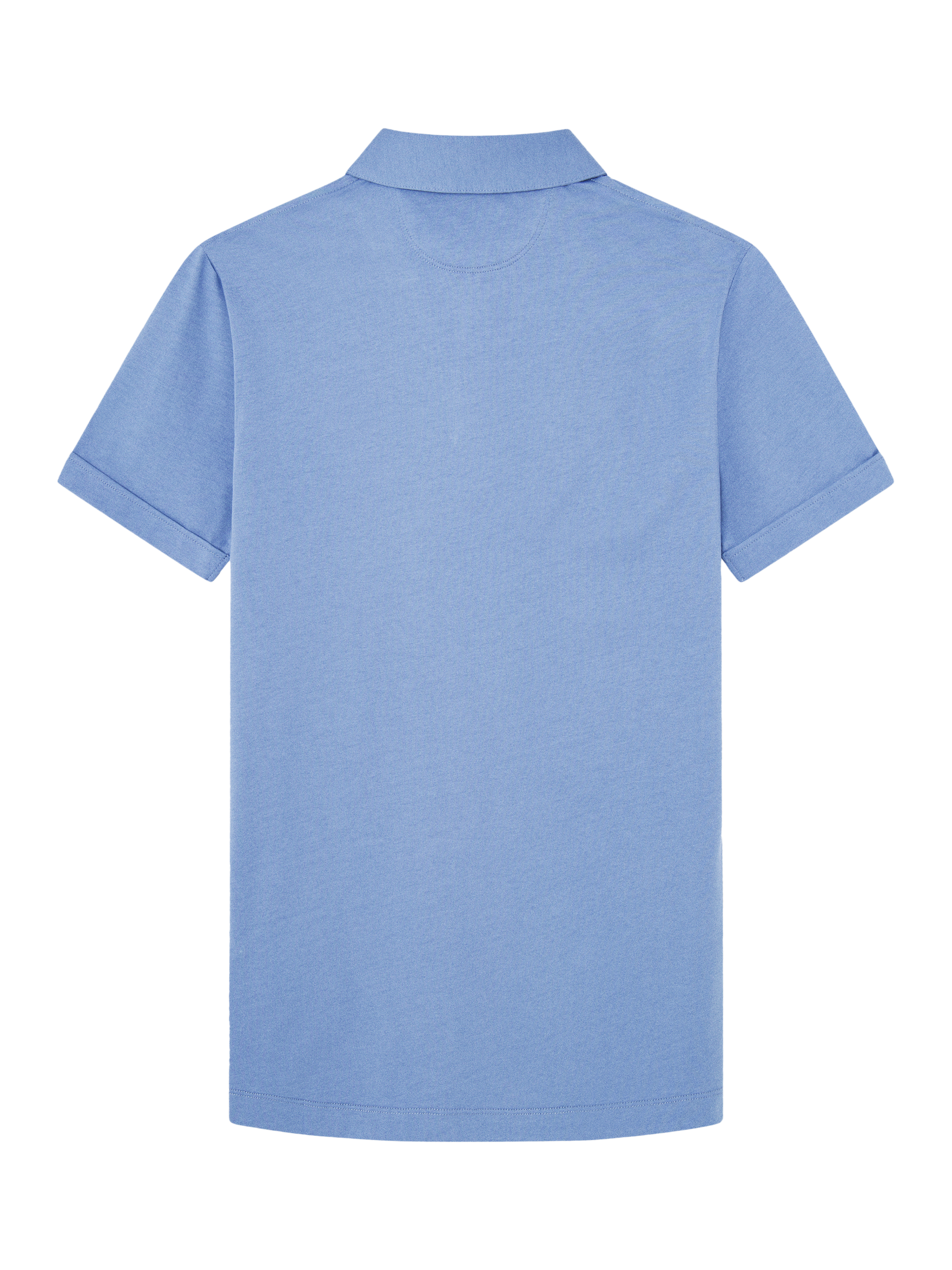 Product image 7 of 7, which shows Hackett London Pima Cotton Polo Shirt, Chambray Blue, XS