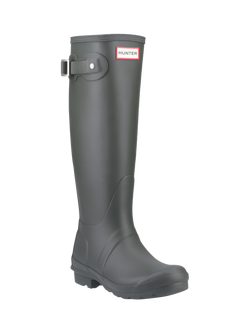 Hunter Original Tall Wellington Boots - view 2, Dark Olive