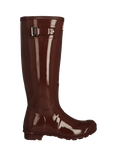 Hunter Original Tall Gloss Wellington Boots, Muted Berry