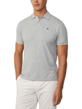 Hackett London Cotton Pique Slim Fit Polo Shirt, Light Grey Marl